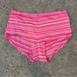 NWOT Victoria’s Secret New Boyshort Panties Sleep Shorts Shimmery Pink Medium